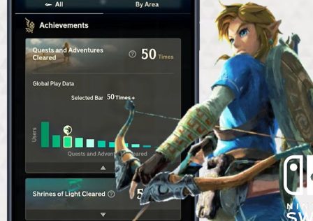 Artwork-of-Link-in-Breath-of-the-Wild-holding-a-bow-overlayed-on-top-of-an-image-of-Zelda-achievements-on-a-mobile-device-and-a-Switch-2-logo-in-the-lower-right-hand-corner.jpg