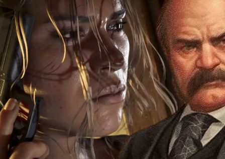 GTA-6s-Lucia-Caminos-holding-a-gun-up-by-her-face-next-to-an-image-of-a-Read-Dead-president.jpg