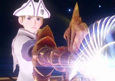 kingdom-hearts-missing-link-screenshot-of-a-character-in-a-white-outfit-and-hat-pointing-a-glowing-sword-past-the-camera.jpg