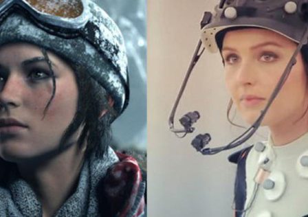 Lara-Croft-in-Rise-of-the-Tomb-Raider-next-to-an-image-of-Camilla-Luddington-in-her-mocap-outfit.jpg