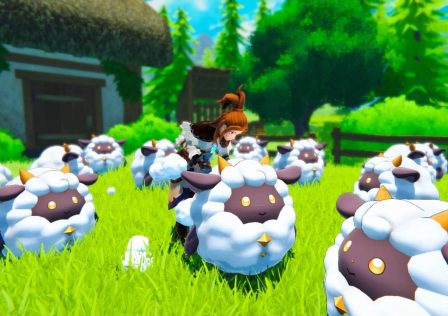 a-player-character-petting-a-lamball-in-a-field-of-grazing-lamballs-in-palworld.jpg